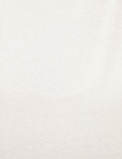 T-shirt en coton sans manches creme femme