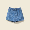 Short large en jean denim stone femme