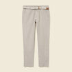 Chino coupe droite longueur 32 vert kaki homme