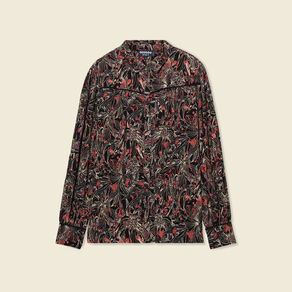 Chemise éco-responsable noir femme