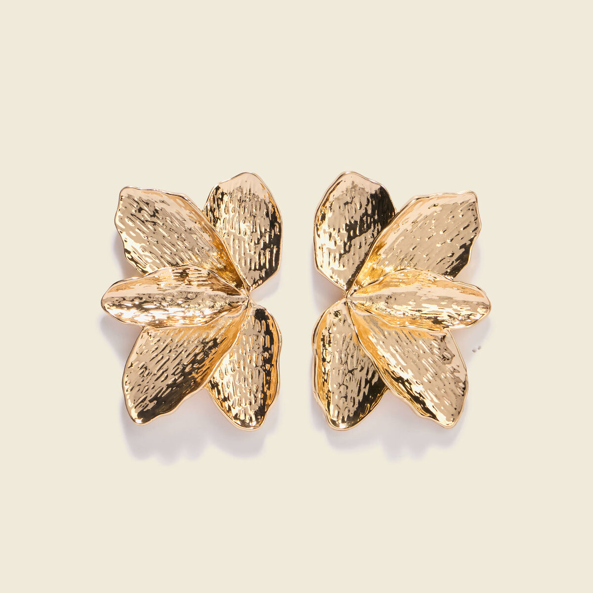 Boucles d'oreilles couleur or femme
