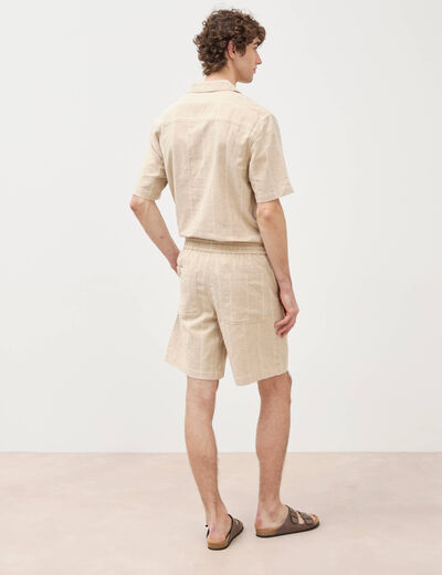 Bermuda vert clair homme
