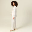 Veste blazer manches longues blanc femme