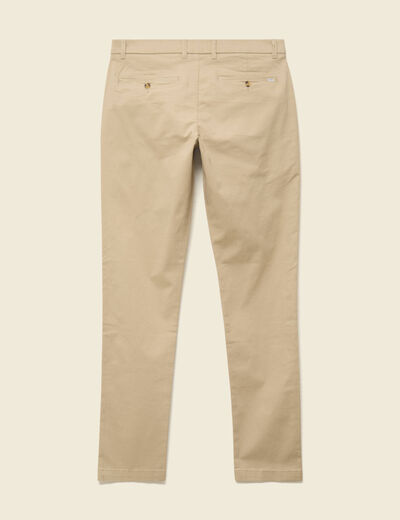 Pantalon chino longueur 32 taupe homme