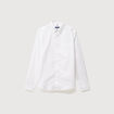 Chemise manches longues col am&eacute;ricain blanc homme