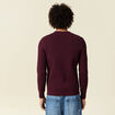 Pull éco-responsable prune homme