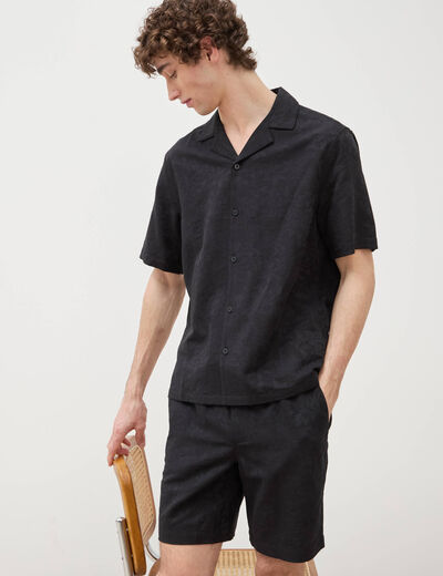 Bermuda noir homme