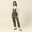 Salopette fluide boutonn&eacute;e vert fonc&eacute; femme