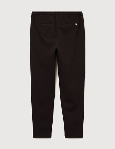 Pantalon chino jogger marron homme