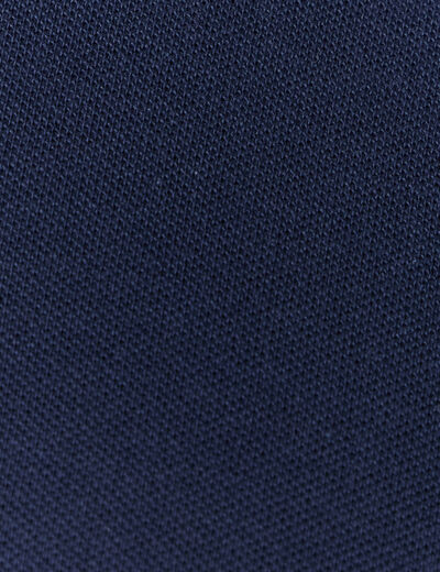Polo éco-responsable bleu marine homme
