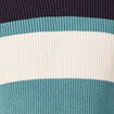 Pull fin col rond manches longues bleu p&eacute;trole homme