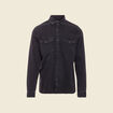 Chemise manches longues jean denim noir homme
