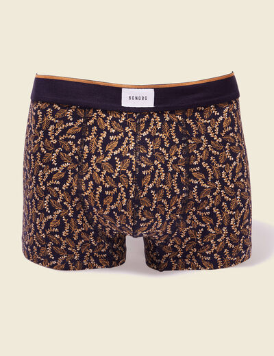 Lot 5 boxers bleu foncé homme