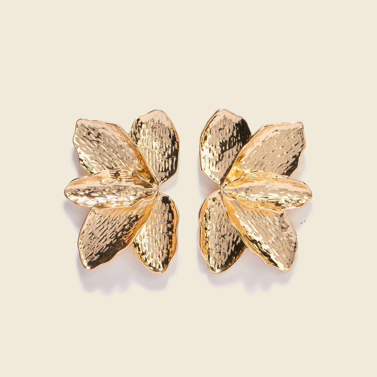 Boucles d'oreilles couleur or femme