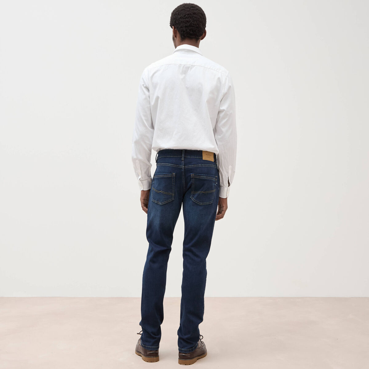 Jeans slim denim brut homme