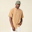 Chemise éco-responsable camel homme