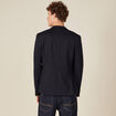 Veste esprit blazer droite bleu marine homme
