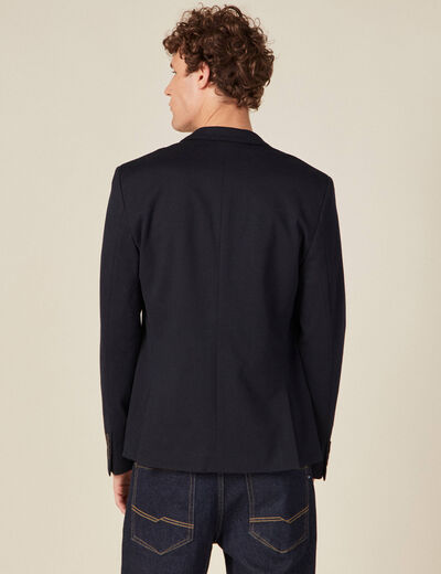 Veste esprit blazer droite bleu marine homme