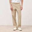 Pantalon coupe large beige homme
