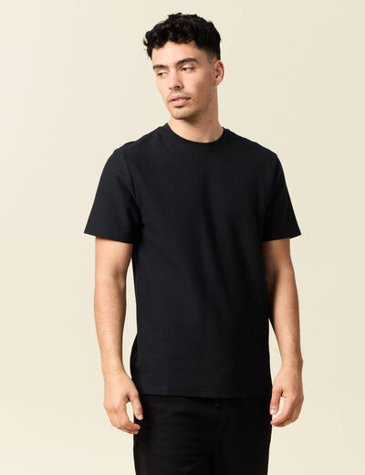 T-shirt manches courtes noir homme