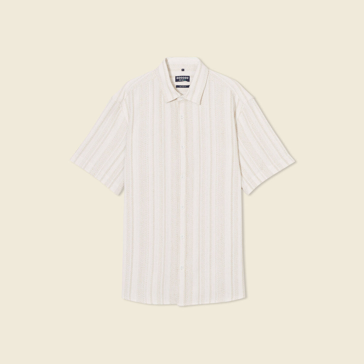 Chemise éco-responsable ecru homme