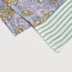 Foulard en coton bleu ciel femme