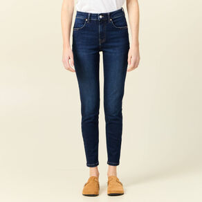 Jeans skinny éco-responsable denim brut femme