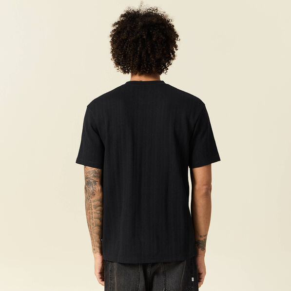 t shirt manches courtes noir homme T-shirt manches courtes noir homme