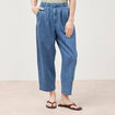 Jeans slouchy taille haute denim used femme