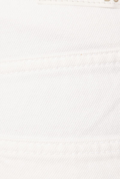 Jeans straight tapered denim blanc homme