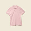 Polo éco-responsable rose pastel homme