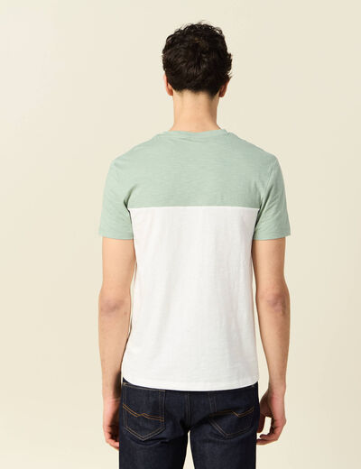T-shirt manches courtes vert olive homme