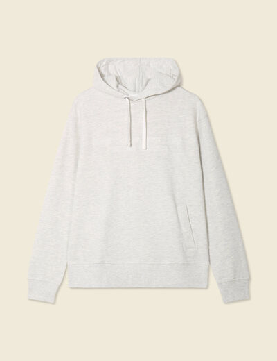 Sweat à capuche gris homme