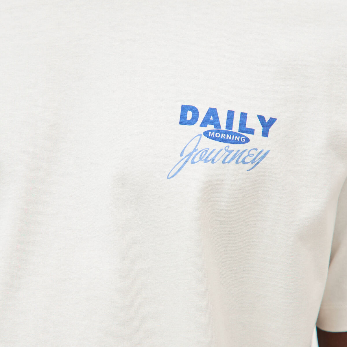T-shirt en coton gris clair homme