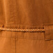 Salopette fluide boutonnée camel femme