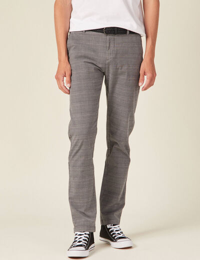 Pantalon chino straight ecru homme