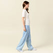 T-shirt manches courtes ecru femme