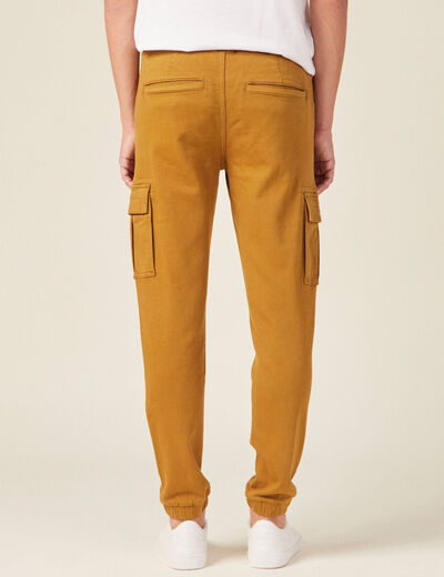 Pantalon battle slim vert olive homme