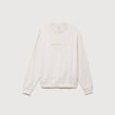Sweat col rond manches longues gris clair homme
