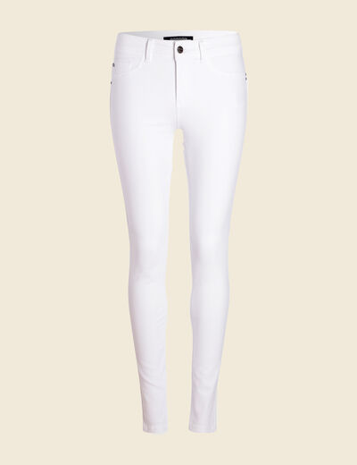 Jeans Lou - jegging blanc femme