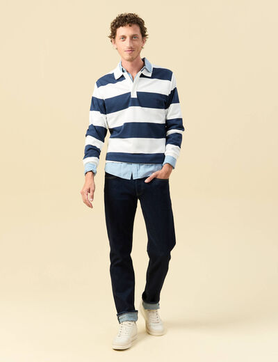 Sweat manches longues ecru homme