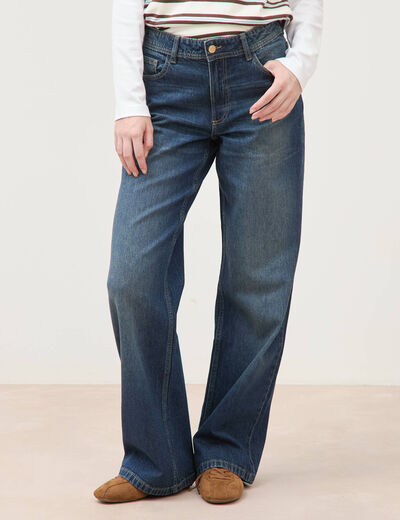 Jeans large taille standard denim stone femme
