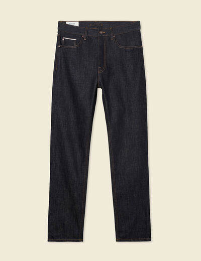 Jeans regular 5 poches denim brut clean homme