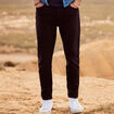 Jeans tapered 5 poches denim noir homme