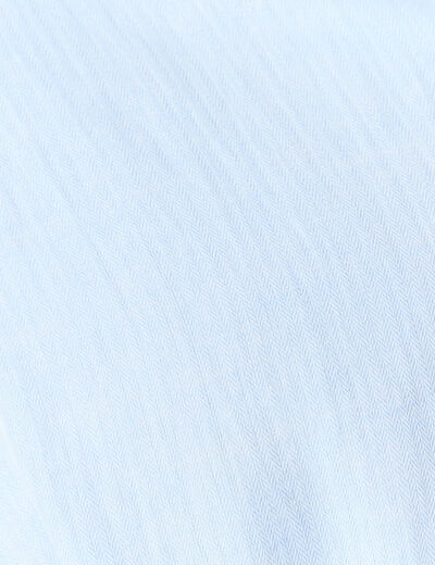 Chemise manches longues nouée bleu ciel femme