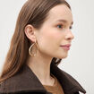 Boucles d'oreilles couleur or femme