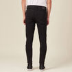 Jeans tapered 5 poches denim noir homme