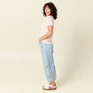 T-shirt manches courtes rose clair femme