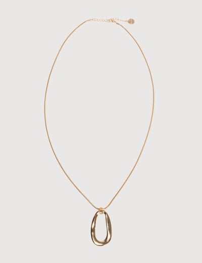 Collier couleur or femme