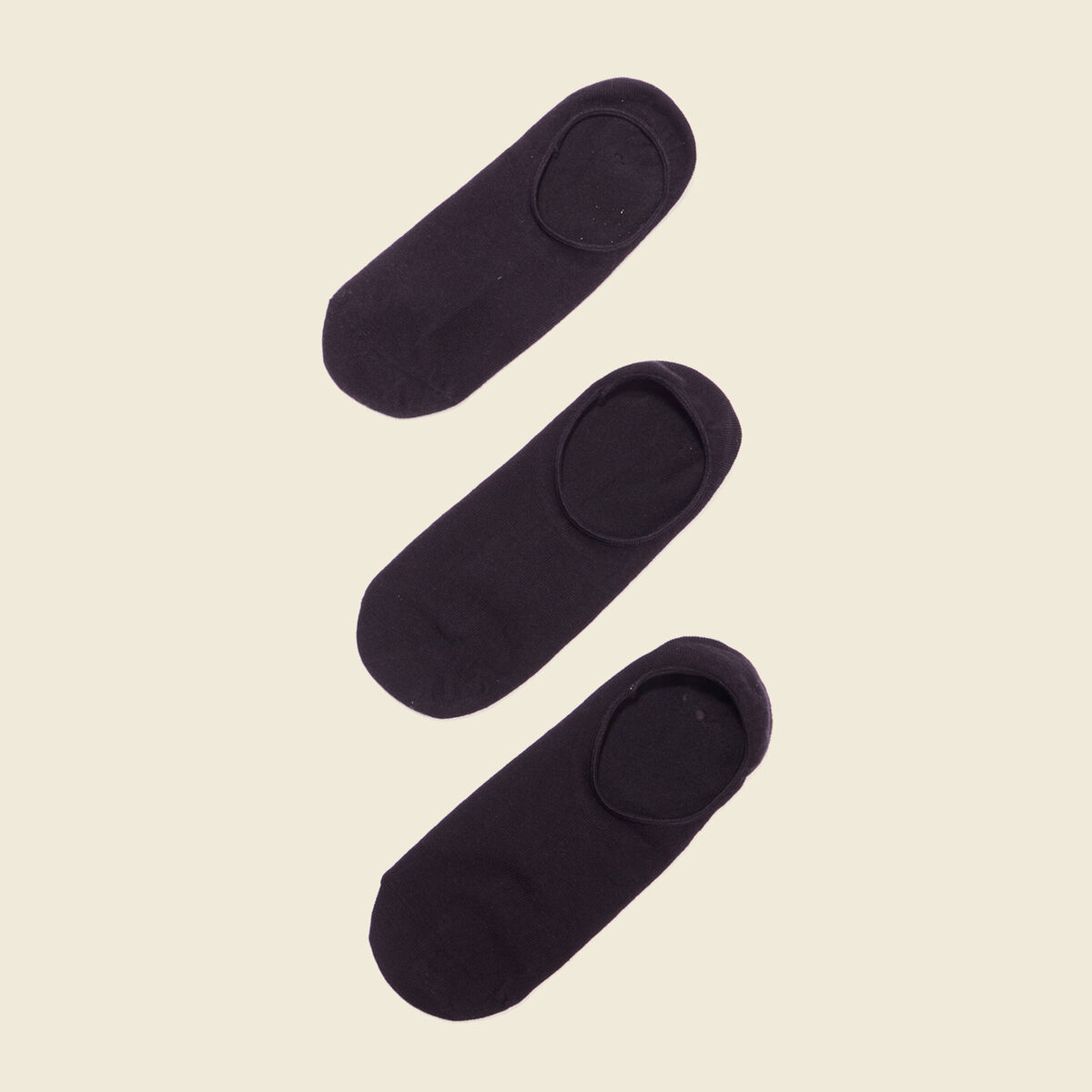 Lot 3 paires chaussettes noir homme